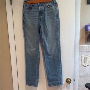 Alex Mill Classic High-Rise Light Wash Blue Jeans